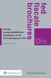 Omslag van Fiscale aansprakelijkheidsbepalingen in de Invorderingswet 1990