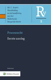 Omslag van Procesrecht 2 Eerste aanleg