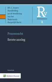Omslag van Procesrecht 2 Eerste aanleg