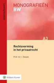 Omslag van Rechtsvorming in het privaatrecht