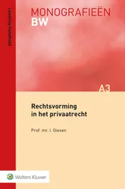 Omslag van Rechtsvorming in het privaatrecht