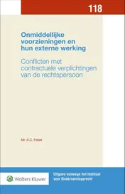 Omslag van Onmiddellijke voorzieningen en hun externe werking