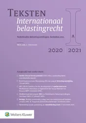 Omslag van Teksten Internationaal belastingrecht 2020/2021