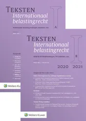 Omslag van Teksten Internationaal belastingrecht 2020/2021