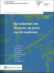 Omslag van De toekomst van de jurist, de jurist van de toekomst