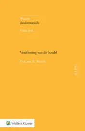 Omslag van Vereffening van de boedel