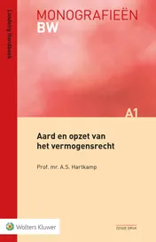 Omslag van Aard en opzet van het vermogensrecht