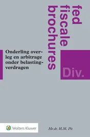 Omslag van Onderling overleg en arbitrage onder belastingverdragen