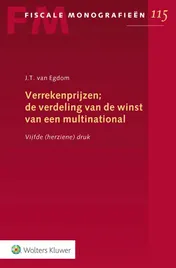 Omslag van Verrekenprijzen; de verdeling van de winst van een multinational