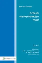 Omslag van Arbeidsovereenkomstenrecht