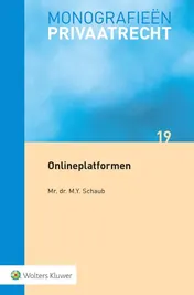 Omslag van Onlineplatformen