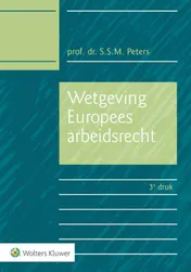 Omslag van Wetgeving Europees arbeidsrecht