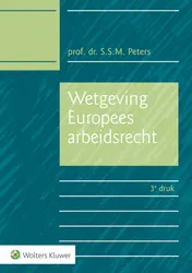 Omslag van Wetgeving Europees arbeidsrecht