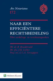 Omslag van Naar een efficiëntere rechtsbedeling