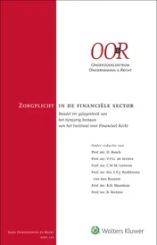 Omslag van Zorgplicht in de financiële sector