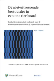 Omslag van De niet-uitvoerende bestuurder in een one tier board