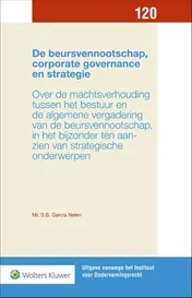 Omslag van De beursvennootschap, corporate governance en strategie