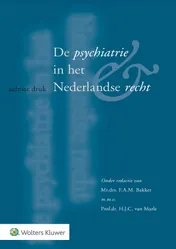 Omslag van De psychiatrie in het Nederlandse recht