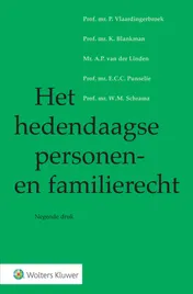 Omslag van Het hedendaagse personen- en familierecht