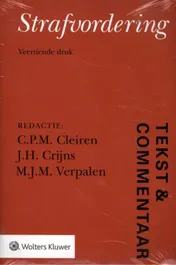 Omslag van Tekst & Commentaar Strafvordering
