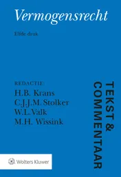 Omslag van Tekst & Commentaar Vermogensrecht