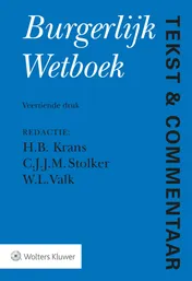 Omslag van Tekst & Commentaar Burgerlijk Wetboek