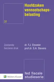 Omslag van Hoofdzaken vennootschapsbelasting