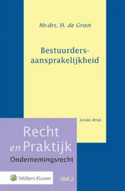 Omslag van Bestuurdersaansprakelijkheid
