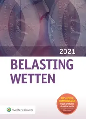Omslag van Belastingwetten 2021