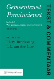 Omslag van Gemeentewet Provinciewet