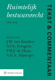 Omslag van Ruimtelijk bestuursrecht