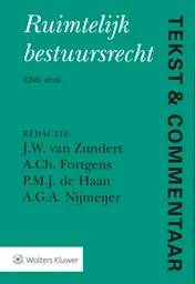 Omslag van Ruimtelijk bestuursrecht