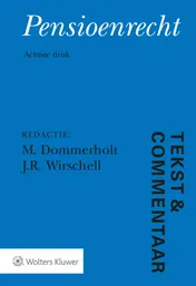 Omslag van Tekst & Commentaar pensioenrecht