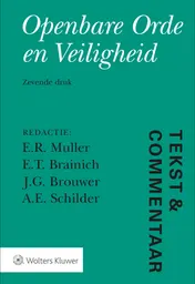Omslag van Tekst & Commentaar Openbare Orde en Veiligheid