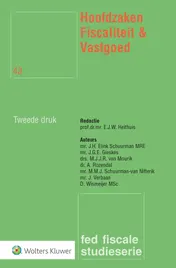 Omslag van Hoofdzaken Fiscaliteit & Vastgoed