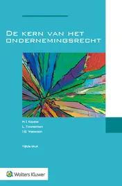 Omslag van De kern van het ondernemingsrecht