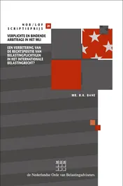 Omslag van Verplichte en bindende arbitrage in het MLI