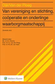 Omslag van Van vereniging & stichting, coöperatie en onderlinge waarborgmaatschappij