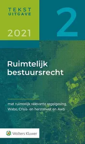 Omslag van Tekstuitgave Ruimtelijk bestuursrecht 2021/2