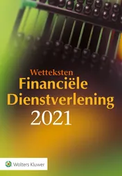 Omslag van Wetteksten Financiële Dienstverlening 2021