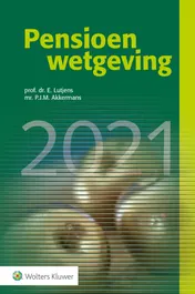 Omslag van Pensioenwetgeving 2021