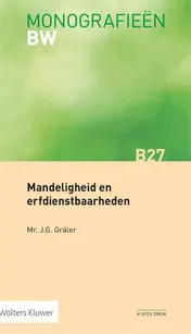 Omslag van Mandeligheid en erfdienstbaarheden