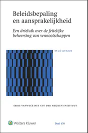 Omslag van Beleidsbepaling en aansprakelijkheid