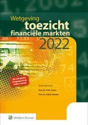 Omslag van Wetgeving toezicht financiële markten 2021