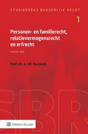 Omslag van Personen- en familierecht, relatievermogensrecht en erfrecht