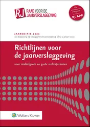 Omslag van Richtlijnen voor de jaarverslaggeving, middelgrote en grote rechtspersonen 2021