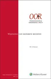 Omslag van Wijziging van beperkte rechten