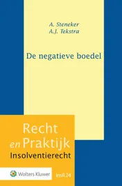 Omslag van De negatieve boedel