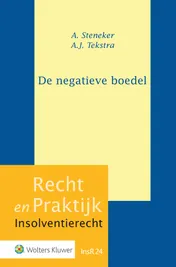 Omslag van De negatieve boedel