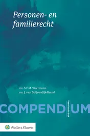 Omslag van Compendium van het personen- en familierecht